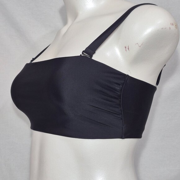 LARGE Old Navy Bandeau Swim Suit Top Black Jack NWT - Picture 2 of 6